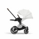 Коляска 2 в 1 Cybex Priam V Style, Off White шасси Chrome