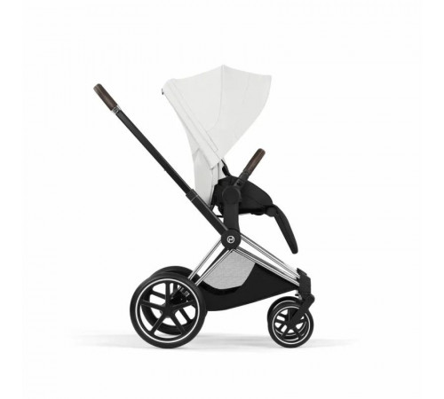 Коляска 2 в 1 Cybex Priam V Style, Off White шасси Chrome