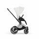 Коляска 2 в 1 Cybex Priam V Style, Off White шасси Chrome