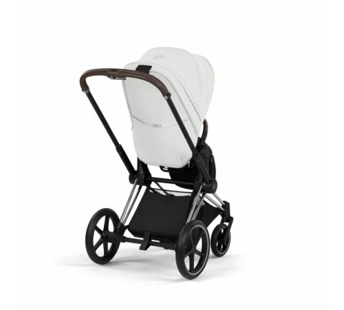 Коляска 2 в 1 Cybex Priam V Style, Off White шасси Chrome