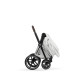 Коляска 2 в 1 Cybex Priam V Style, Off White шасси Chrome