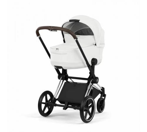 Коляска 2 в 1 Cybex Priam V Style, Off White шасси Chrome