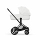 Коляска 2 в 1 Cybex Priam V Style, Off White шасси Matt Black