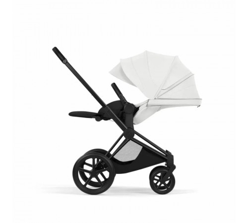 Коляска 2 в 1 Cybex Priam V Style, Off White шасси Matt Black
