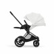 Коляска 2 в 1 Cybex Priam V Style, Off White шасси Matt Black