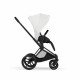 Коляска 2 в 1 Cybex Priam V Style, Off White шасси Matt Black