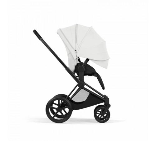 Коляска 2 в 1 Cybex Priam V Style, Off White шасси Matt Black
