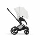 Коляска 2 в 1 Cybex Priam V Style, Off White шасси Matt Black