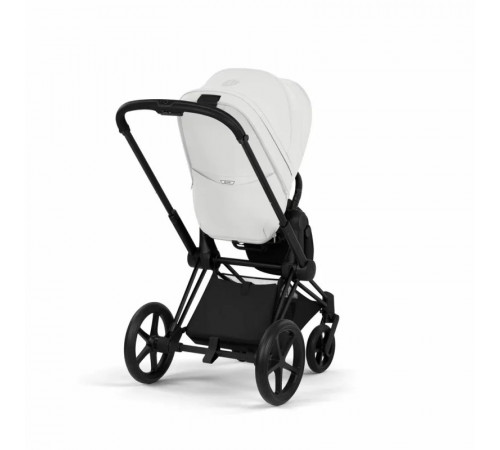Коляска 2 в 1 Cybex Priam V Style, Off White шасси Matt Black