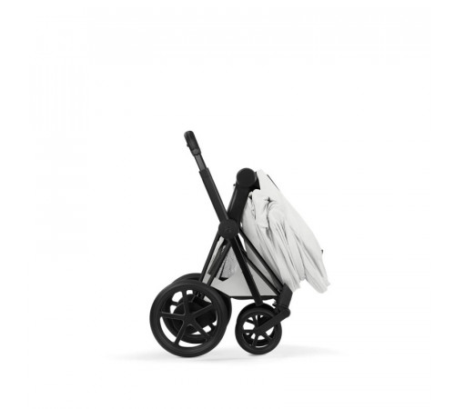 Коляска 2 в 1 Cybex Priam V Style, Off White шасси Matt Black