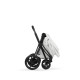 Коляска 2 в 1 Cybex Priam V Style, Off White шасси Matt Black
