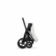 Коляска 2 в 1 Cybex Priam V Style, Off White шасси Matt Black