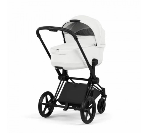 Коляска 2 в 1 Cybex Priam V Style, Off White шасси Matt Black