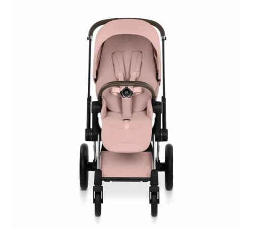 Коляска 2 в 1 Cybex Priam V Style, Peach Pink шасси Chrome