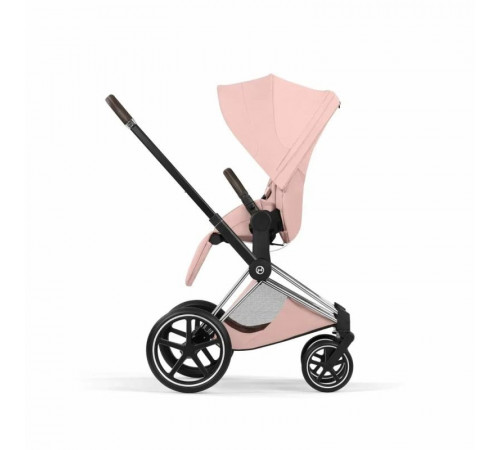 Коляска 2 в 1 Cybex Priam V Style, Peach Pink шасси Chrome