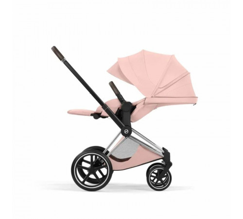 Коляска 2 в 1 Cybex Priam V Style, Peach Pink шасси Chrome