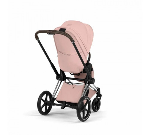 Коляска 2 в 1 Cybex Priam V Style, Peach Pink шасси Chrome