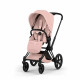 Коляска 2 в 1 Cybex Priam V Style, Peach Pink шасси Matt Black