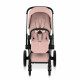 Коляска 2 в 1 Cybex Priam V Style, Peach Pink шасси Matt Black