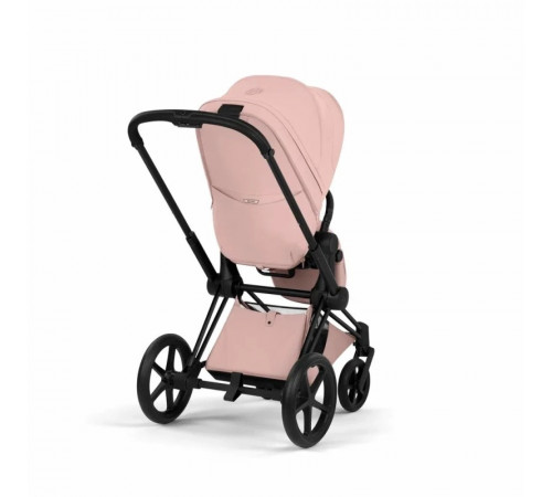 Коляска 2 в 1 Cybex Priam V Style, Peach Pink шасси Matt Black
