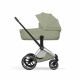 Коляска 2 в 1 Cybex Priam V Style, Sage Green шасси Chrome