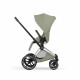 Коляска 2 в 1 Cybex Priam V Style, Sage Green шасси Chrome