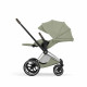 Коляска 2 в 1 Cybex Priam V Style, Sage Green шасси Chrome