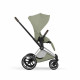 Коляска 2 в 1 Cybex Priam V Style, Sage Green шасси Chrome