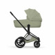 Коляска 2 в 1 Cybex Priam V Style, Sage Green шасси Matt Black
