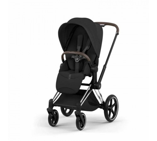 Коляска 2 в 1 Cybex Priam V Style, Sepia Black шасси Chrome