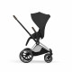 Коляска 2 в 1 Cybex Priam V Style, Sepia Black шасси Chrome