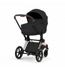 Коляска 2 в 1 Cybex Priam V Style, Sepia Black шасси Rosegold