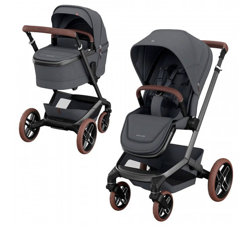 Коляска 2 в 1 Maxi-Cosi Fame, Twillic Graphite
