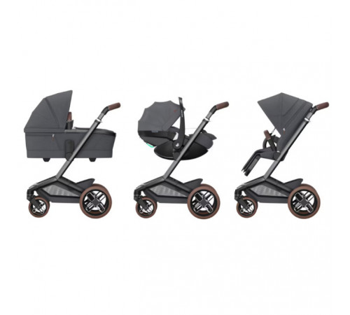 Коляска 2 в 1 Maxi-Cosi Fame, Twillic Graphite