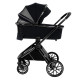 Коляска 3 в 1 Pituso Mayla Lux, Black