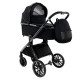 Коляска 3 в 1 Pituso Mayla Lux, Black