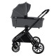 Коляска 3 в 1 Pituso Mayla Lux, Dark Grey