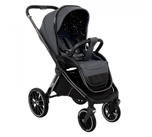 Коляска 3 в 1 Pituso Mayla Lux, Dark Grey