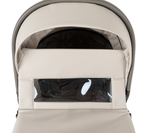 Коляска 2 в 1 Pituso Sole Leather, Latte