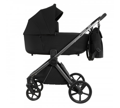Коляска 2 в 1 Pituso Teffy, Caviar Black шасси Graphite (Черный)