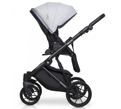 Коляска 2 в 1 Riko Basic Delta, 01 - Grey Fox (Серый)