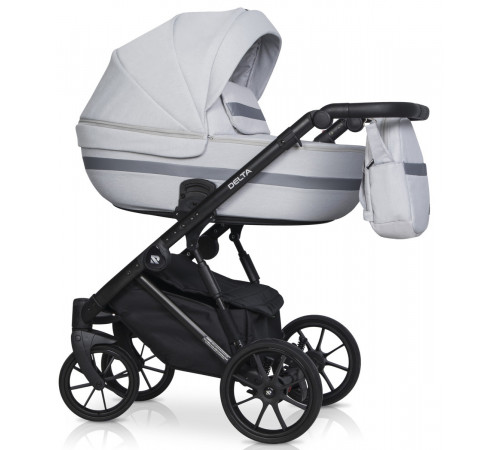Коляска 2 в 1 Riko Basic Delta, 01 - Grey Fox (Серый)