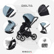 Коляска 2 в 1 Riko Basic Delta, 02 ocean (Бирюзовый)