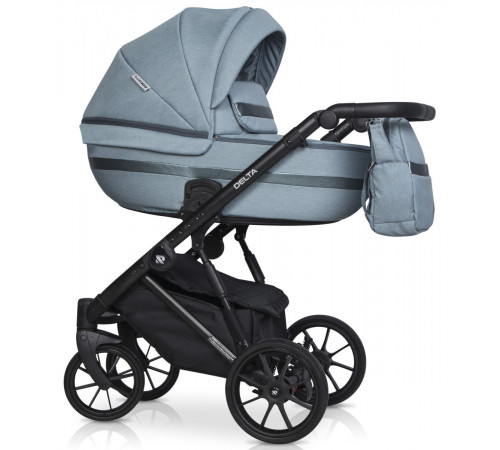 Коляска 2 в 1 Riko Basic Delta, 02 ocean (Бирюзовый)