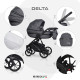Коляска 2 в 1 Riko Basic Delta, 05 - Carbon (Темно-серый)