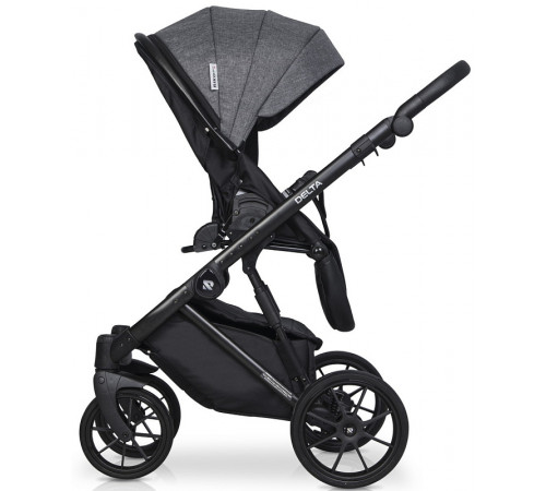 Коляска 2 в 1 Riko Basic Delta, 05 - Carbon (Темно-серый)