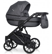 Коляска 2 в 1 Riko Basic Delta, 05 - Carbon (Темно-серый)