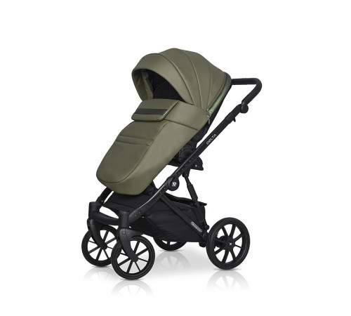 Коляска 2 в 1 Riko Basic Delta Ecco, 13 - Olive (Оливковый)