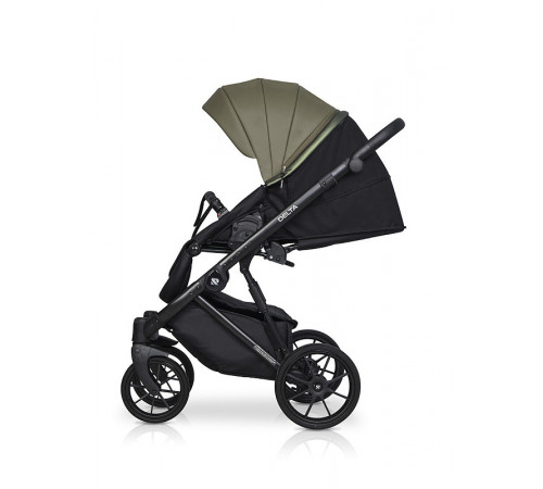 Коляска 2 в 1 Riko Basic Delta Ecco, 13 - Olive (Оливковый)