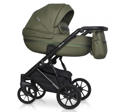 Коляска 2 в 1 Riko Basic Delta Ecco, 13 - Olive (Оливковый)